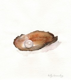 Oyster and Pearl by Kelly Bermudez